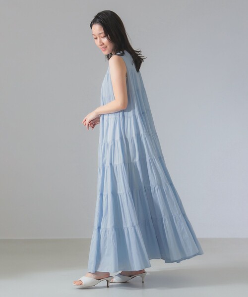 MARIHA（マリハ）の「【別注】MARIHA / ミューズ ソリッド ワンピース（ワンピース・レディース・ホワイト系その他/ブルー系その他・36S/36）」の12枚目の写真