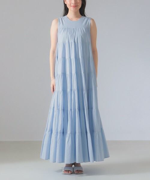 MARIHA（マリハ）の「【別注】MARIHA / ミューズ ソリッド ワンピース（ワンピース・レディース・ホワイト系その他/ブルー系その他・36S/36）」の14枚目の写真