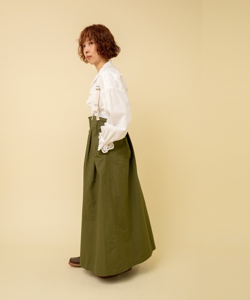 RNA-N(アールエヌエーエヌ)の「B2867 レースカラーピンタックブラウス(シャツ/ブラウス・レディース・ブラック/グレー/オフホワイト・FREE)」の7枚目の写真