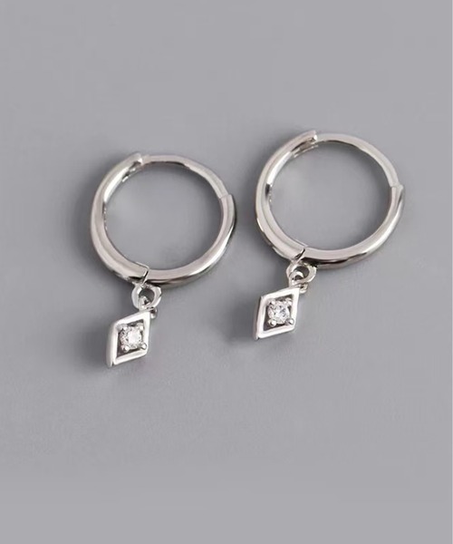 ALWAYS GOOD TIME(オルウェイズグッドタイム)の「ドロップピアス/ストーン/1粒/フープピアス(ピアス(両耳用)・レディース・ゴールド/ピンクゴールド/シルバー/ゴールド系その他/シルバー系その他・FREE)」の16枚目の写真