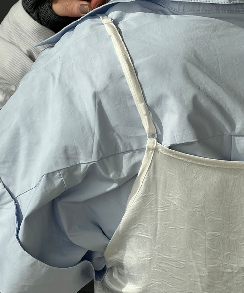 chuclla（チュクラ）の「ランジェリー デザインキャミワンピース chw25s017（ワンピース・レディース・ブラック/バーガンディー/ホワイト・FREE）」の13枚目の写真