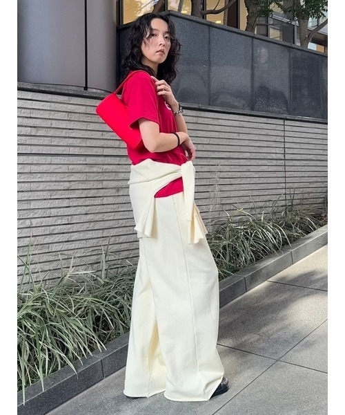 emmi(エミ)の「【10th】eco emmiロゴスウェットパンツ(その他パンツ・レディース・ホワイト/ブルー/イエロー・FREE)」の21枚目の写真