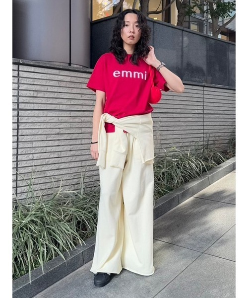 emmi(エミ)の「【10th】eco emmiロゴスウェットパンツ(その他パンツ・レディース・ホワイト/ブルー/イエロー・FREE)」の22枚目の写真