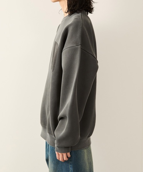 JUNRED（ジュンレッド）の「エアリーピグメントクルーネックプルオーバー（Tシャツ/カットソー・メンズ・チャコールグレー/ブルー系その他4・S/M/L）」の21枚目の写真