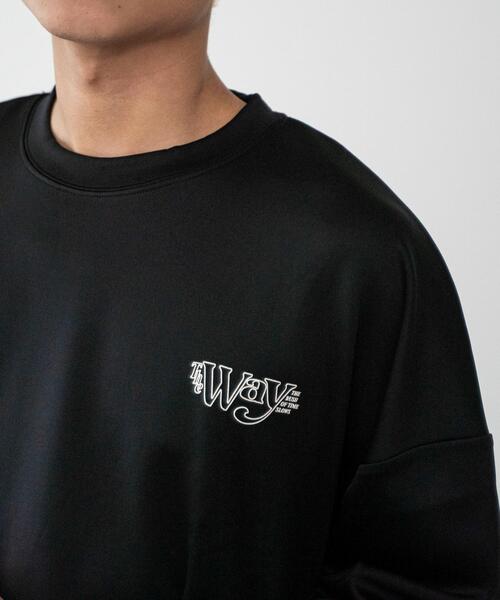 WEGO（ウィゴー）の「WEGO/アウトラインロゴプルオーバー（スウェット・メンズ・ブラック/ホワイト・LARGE）」の19枚目の写真