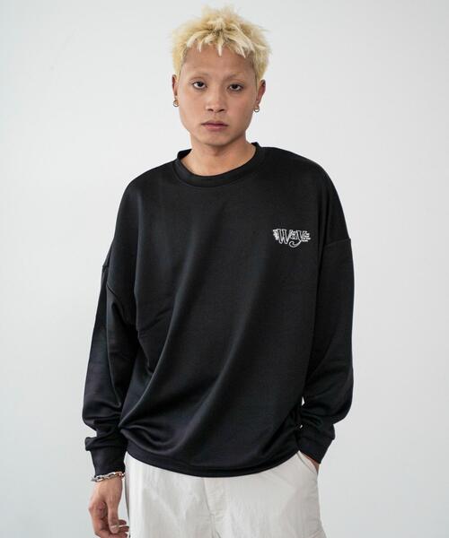 WEGO（ウィゴー）の「WEGO/アウトラインロゴプルオーバー（スウェット・メンズ・ブラック/ホワイト・LARGE）」の21枚目の写真
