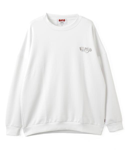 WEGO（ウィゴー）の「WEGO/アウトラインロゴプルオーバー（スウェット・メンズ・ブラック/ホワイト・LARGE）」の5枚目の写真
