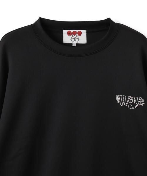 WEGO（ウィゴー）の「WEGO/アウトラインロゴプルオーバー（スウェット・メンズ・ブラック/ホワイト・LARGE）」の7枚目の写真