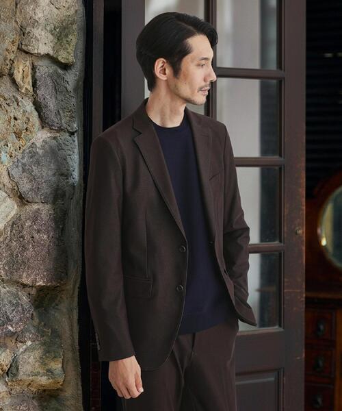 TAKEO KIKUCHI（タケオキクチ）の「【360°ストレッチ／セットアップ対応】None Of Stress ジャケット（テーラードジャケット・メンズ・サンドベージュ/ブルー系その他/ブラック/ブラック系4/ベージュ/ネイビー系4/ダークブラウン・04/03/02/01）」の3枚目の写真