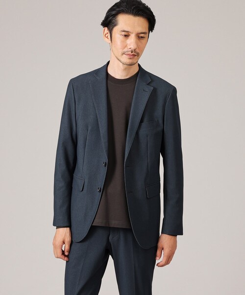 TAKEO KIKUCHI（タケオキクチ）の「【360°ストレッチ／セットアップ対応】None Of Stress ジャケット（テーラードジャケット・メンズ・サンドベージュ/ブルー系その他/ブラック/ブラック系4/ベージュ/ネイビー系4/ダークブラウン・04/03/02/01）」の6枚目の写真