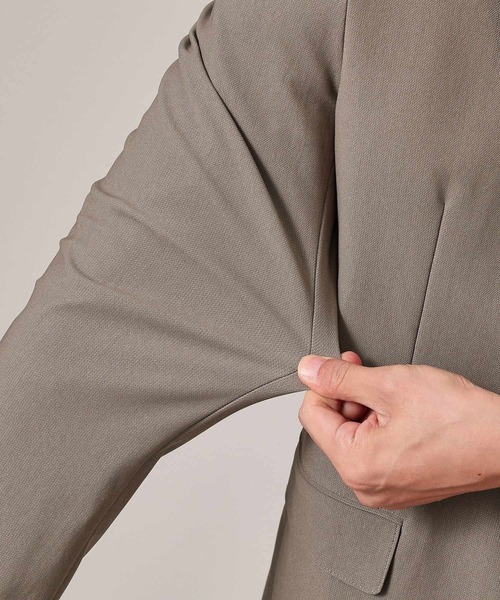 TAKEO KIKUCHI（タケオキクチ）の「【360°ストレッチ／セットアップ対応】None Of Stress ジャケット（テーラードジャケット・メンズ・サンドベージュ/ブルー系その他/ブラック/ブラック系4/ベージュ/ネイビー系4/ダークブラウン・04/03/02/01）」の15枚目の写真