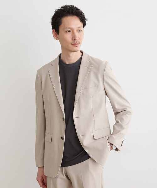 TAKEO KIKUCHI（タケオキクチ）の「【360°ストレッチ／セットアップ対応】None Of Stress ジャケット（テーラードジャケット・メンズ・サンドベージュ/ブルー系その他/ブラック/ブラック系4/ベージュ/ネイビー系4/ダークブラウン・04/03/02/01）」の8枚目の写真