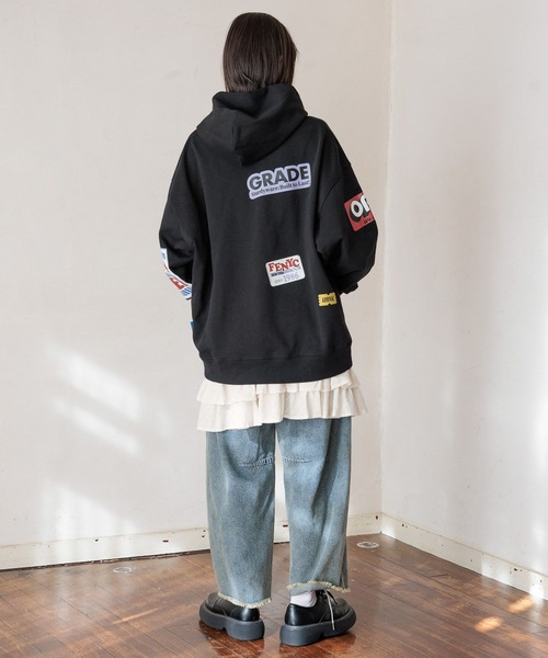 niko and...（ニコアンド）の「セルフカットバレルパンツ（その他パンツ・レディース・クリーム/ライトグレー/インディゴブルー/ネイビー/オフホワイト/チャコール・LARGE/MEDIUM）」の14枚目の写真