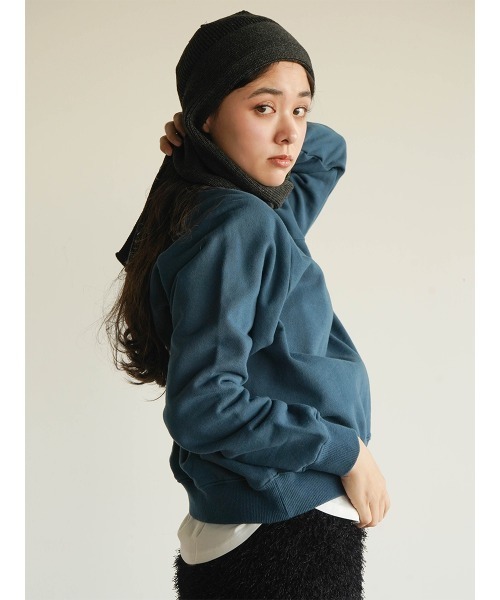 FIKA.(フィーカ)の「Circle logo raglan sweatshirt(Tシャツ/カットソー・レディース・ダークブルー/フューシャピンク・FREE)」の13枚目の写真