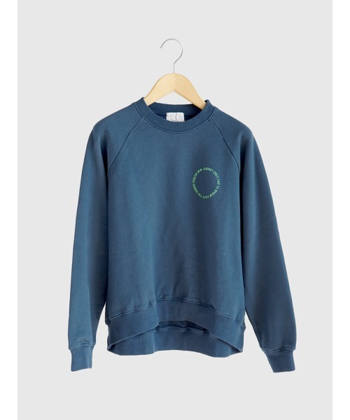 FIKA.(フィーカ)の「Circle logo raglan sweatshirt(Tシャツ/カットソー・レディース・ダークブルー/フューシャピンク・FREE)」の5枚目の写真