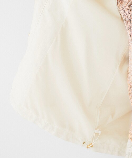 UNTITLED（アンタイトル）の「【撥水/軽アウター】オーバーマウンテンパーカー（ブルゾン・レディース・アイボリー/チャコールグレー/ベージュ・00/01/02/03/04/42/44/46/50/48）」の8枚目の写真