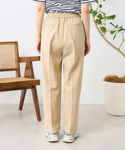 FREAK'S STORE（フリークスストア）の「接触冷感/UV リネンタッチ タック イージーパンツ/リネンタッチ センタープレスパンツ<セットアップ対応＞（スラックス・レディース・オフホワイト/グレー/ブラック/ベージュ/その他・MEDIUM/SMALL）」の14枚目の写真