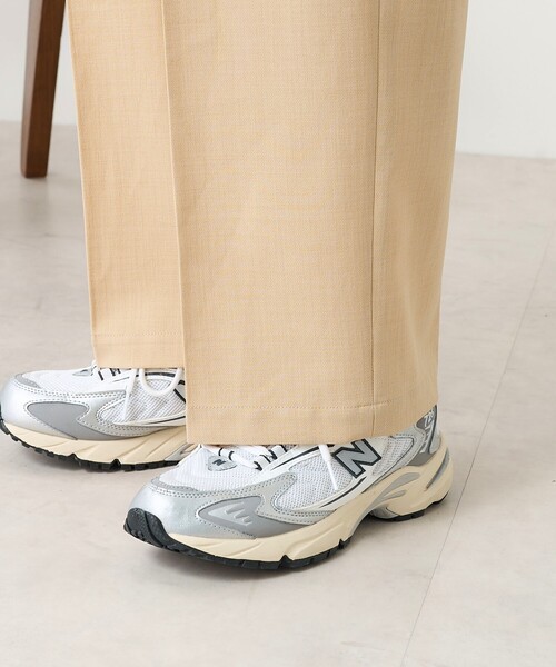 FREAK'S STORE（フリークスストア）の「接触冷感/UV リネンタッチ タック イージーパンツ/リネンタッチ センタープレスパンツ<セットアップ対応＞（スラックス・レディース・オフホワイト/グレー/ブラック/ベージュ/その他・MEDIUM/SMALL）」の18枚目の写真
