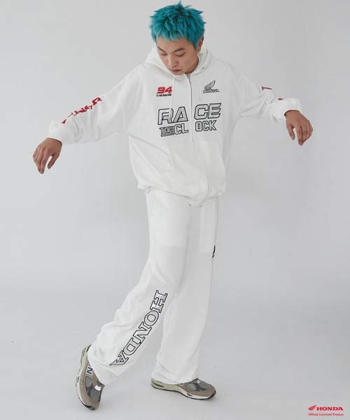 ∴WEGO/【25年春夏新作】別注Hondaグラフィックスウェットパンツ