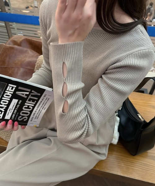 model：H165 着用サイズ：FREE