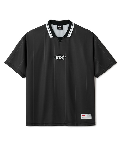 FTC OVAL LOGO SOCCER JERSEY Tシャツ Black FTC（エフティーシー）の「OVAL LOGO SOCCER JERSEY（Tシャツ