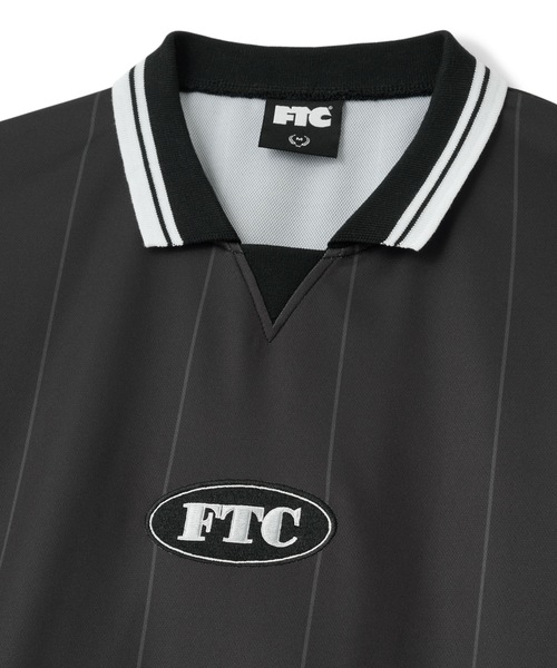 FTC OVAL LOGO SOCCER JERSEY Tシャツ Black FTC（エフティーシー）の「OVAL LOGO SOCCER JERSEY（Tシャツ