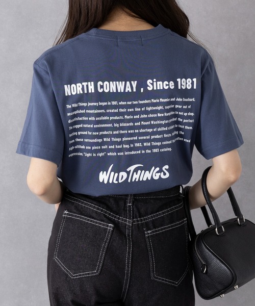 WILD THINGS（ワイルドシングス）の「【WILD THINGS】≪別注≫ヒストリーバックプリントTee（Tシャツ/カットソー・メンズ・ネイビー/グレー/ホワイト/ブラック・M/S/XL/L）」の4枚目の写真