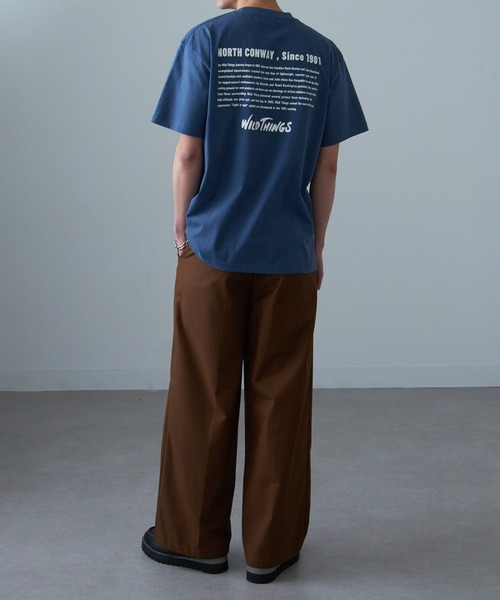 WILD THINGS（ワイルドシングス）の「【WILD THINGS】≪別注≫ヒストリーバックプリントTee（Tシャツ/カットソー・メンズ・ネイビー/グレー/ホワイト/ブラック・M/S/XL/L）」の8枚目の写真
