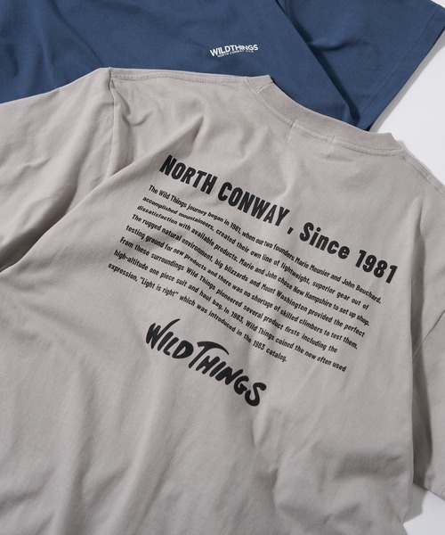 WILD THINGS（ワイルドシングス）の「【WILD THINGS】≪別注≫ヒストリーバックプリントTee（Tシャツ/カットソー・メンズ・ネイビー/グレー/ホワイト/ブラック・M/S/XL/L）」の14枚目の写真
