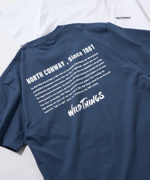 WILD THINGS（ワイルドシングス）の「【WILD THINGS】≪別注≫ヒストリーバックプリントTee（Tシャツ/カットソー・メンズ・ネイビー/グレー/ホワイト/ブラック・M/S/XL/L）」の5枚目の写真