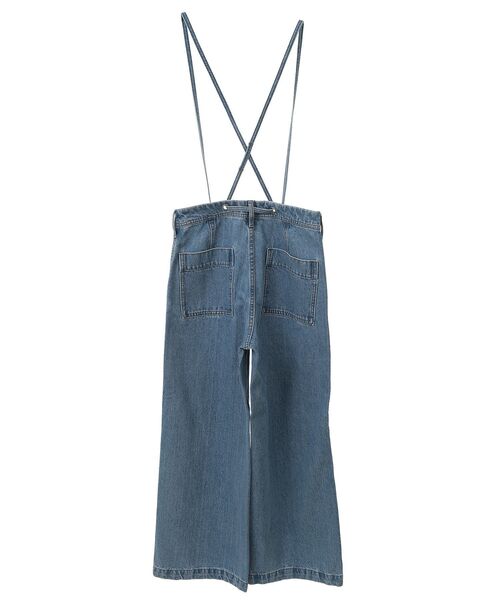 CRAFT STANDARD BOUTIQUE（クラフトスタンダードブティック）の「2wayサロペットデニムパンツ（デニムパンツ・レディース・ライトインディゴブルー/ダークインディゴブルー/ホワイト・S/M/L/XL）」の10枚目の写真