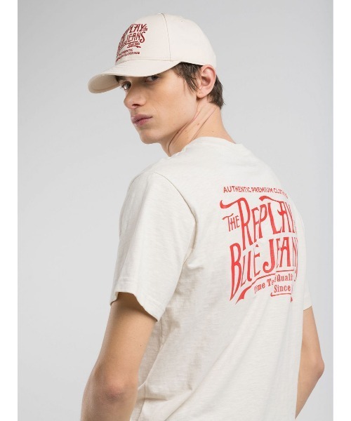 REPLAY（リプレイ）の「コットンジャ－ジープリントＴシャツ（Tシャツ/カットソー・メンズ・アイボリー/ブルー・MEDIUM/LARGE/X-LARGE/SMALL）」の3枚目の写真