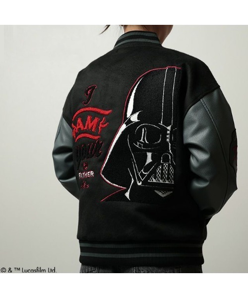 【希少品】STAR WARS スターウォーズ スタジャン マンダロリアン STAR WARS 】 キャラスタジャン ダークサイドレッド L 25S1