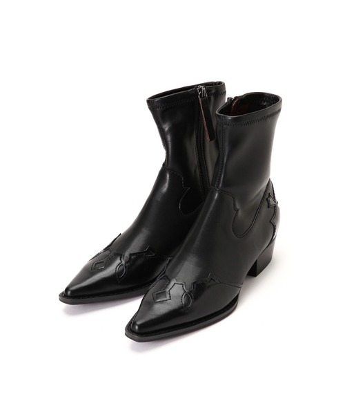 ROSE BUD(ローズバッド)の「(piu comoda)ウエスタンブーツ(ブーツ・レディース・ブラック・37/36)」の10枚目の写真