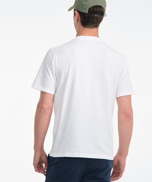 AIGLE（エーグル）の「バードロゴ刺繍 オーガニックコットン半袖Tシャツ（Tシャツ/カットソー・メンズ・ホワイト/ライトグリーン/イエロー/ブルー・S/XL/M/L）」の12枚目の写真