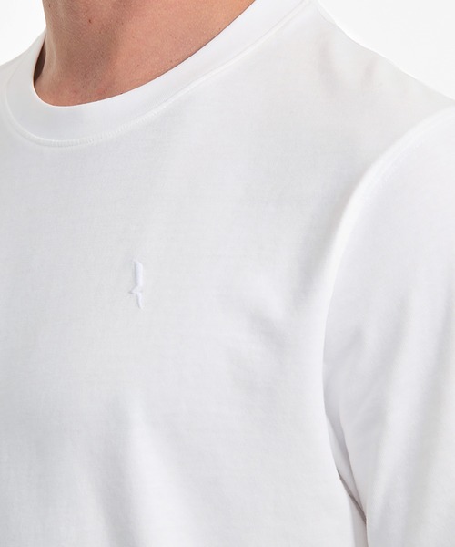 AIGLE（エーグル）の「バードロゴ刺繍 オーガニックコットン半袖Tシャツ（Tシャツ/カットソー・メンズ・ホワイト/ライトグリーン/イエロー/ブルー・S/XL/M/L）」の13枚目の写真