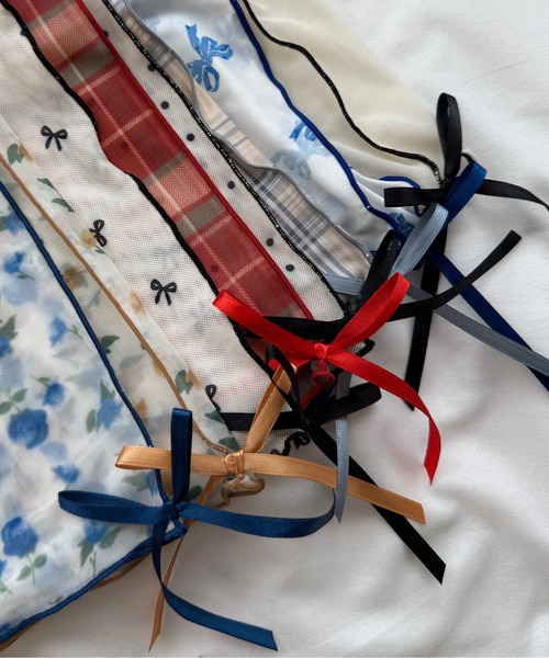 kutir(クティール)の「【新色追加】アソート袖リボンシアーメロートップス(Tシャツ/カットソー・レディース・イエロー/ブルー/アイボリー/ベージュ/ブルー系その他/オレンジ/ナチュラル/その他/ブルー系/グリーン/ブラック/イエロー系その他・FREE)」の13枚目の写真