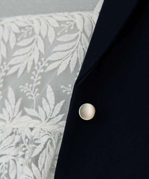 flower（フラワー）の「シックコンパクトジャケット（テーラードジャケット・レディース・ネイビー・FREE）」の9枚目の写真