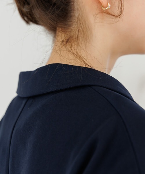 flower（フラワー）の「シックコンパクトジャケット（テーラードジャケット・レディース・ネイビー・FREE）」の11枚目の写真