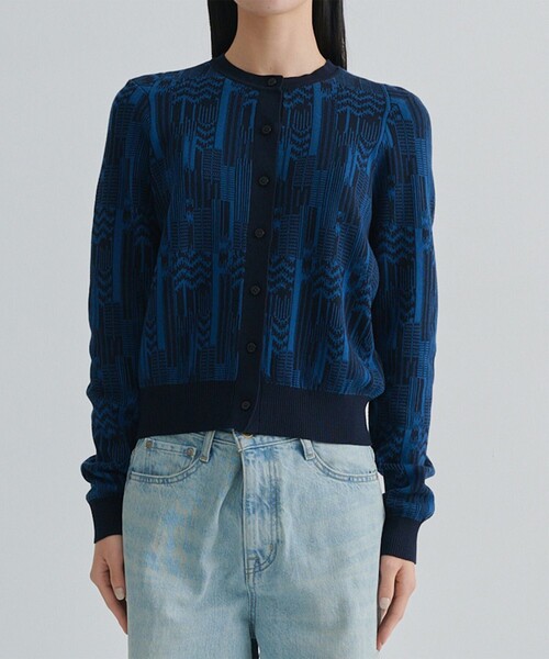 AKANE UTSUNOMIYA（アカネウツノミヤ）の「【AKANE UTSUNOMIYA/アカネウツノミヤ】SAO-FK16-1003(ニットカーディガン)（カーディガン/ボレロ・レディース・ブラック/パープル・FREE）」の17枚目の写真