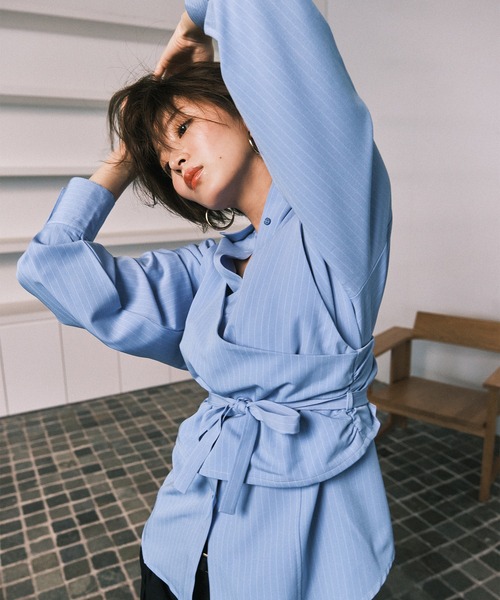 MUHET（ミュエータ）の「【set item】shirt & bustier / シャツ