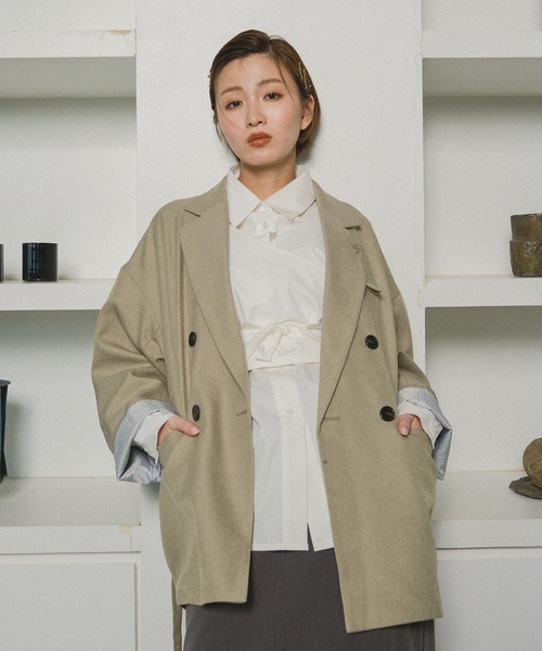 MUHET(ミュエータ)の「【set item】shirt & bustier / シャツビスチェセット(シャツ/ブラウス・レディース・ブラウン/オフホワイト/ライトブルー・FREE)」の20枚目の写真