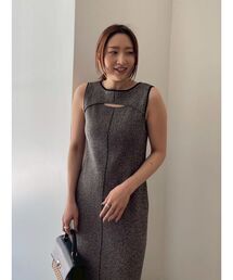 LAGUNAMOON（ラグナムーン）の「カットアウトニットワンピース（ワンピース・レディース）」