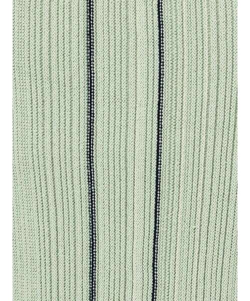 LAGUNAMOON(ラグナムーン)の「カットアウトニットワンピース(ワンピース・レディース・ブラック/ネイビー/ライトグリーン・SMALL/MEDIUM)」の8枚目の写真