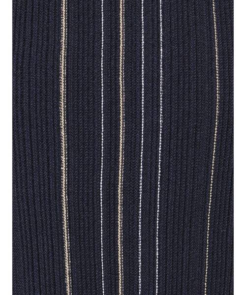 LAGUNAMOON(ラグナムーン)の「カットアウトニットワンピース(ワンピース・レディース・ブラック/ネイビー/ライトグリーン・SMALL/MEDIUM)」の9枚目の写真