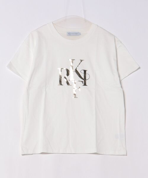 ムラサキスポーツ(ムラサキスポーツ)の「RIKKA FEMME/リッカファム Tシャツ RF25SS09(Tシャツ/カットソー・レディース・ホワイト×ゴールド/ホワイト×シルバー・FREE)」の17枚目の写真