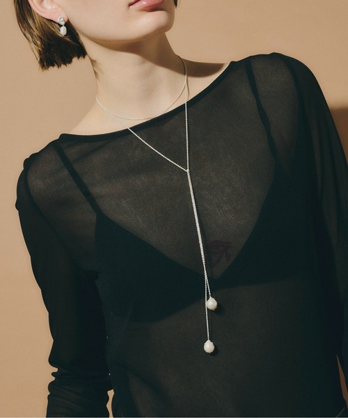 【LONI】SILVER925 MULTI WAY PEARL NECKLACE loni】Silver925 Multi Way Pearl Necklace – LA BELLE ETUDE