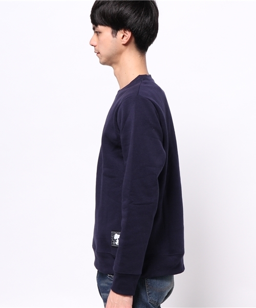 SNOOPY（スヌーピー）の「【親子で着られる】【SNOOPY×CIAOPANICTYPY】ピーナッツサガラ刺繍スウェット*（スウェット・メンズ・ネイビー/オリーブ/グレー・LARGE/MEDIUM）」の4枚目の写真