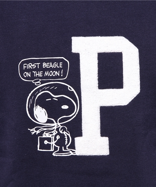 SNOOPY（スヌーピー）の「【親子で着られる】【SNOOPY×CIAOPANICTYPY】ピーナッツサガラ刺繍スウェット*（スウェット・メンズ・ネイビー/オリーブ/グレー・LARGE/MEDIUM）」の8枚目の写真