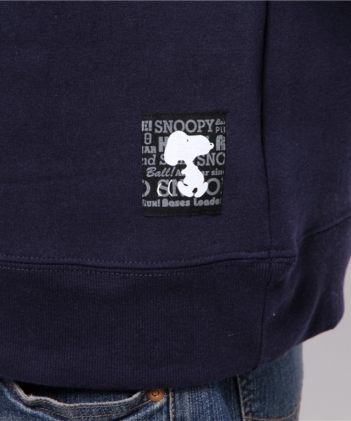 SNOOPY（スヌーピー）の「【親子で着られる】【SNOOPY×CIAOPANICTYPY】ピーナッツサガラ刺繍スウェット*（スウェット・メンズ・ネイビー/オリーブ/グレー・LARGE/MEDIUM）」の10枚目の写真